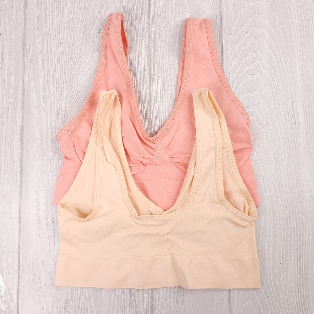 Rhonda Shear AhhLette Seamless Bralette 2PK